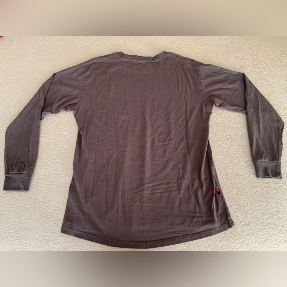 Live Breathe Futbol LBF Brown Long Sleeve Graphic Men’s Shirt - Size Medium - Picture 2 of 10